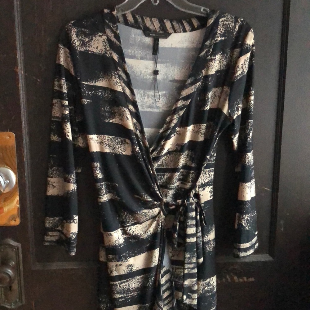 Fun wrap dress from BCBGMAXAZRIA